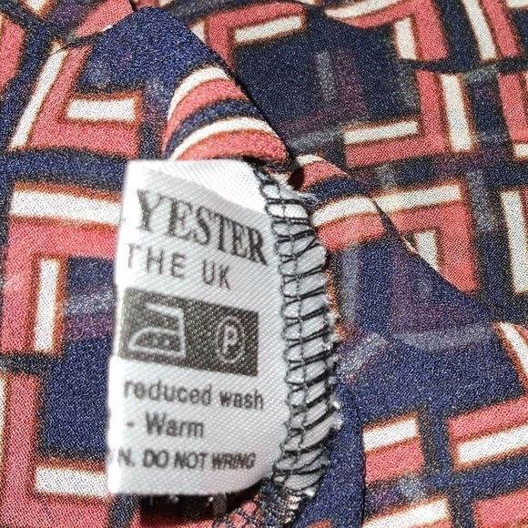 Minkie Unlined long sleeve dress. Made in UK. Sz. M - Picture 5 of 12